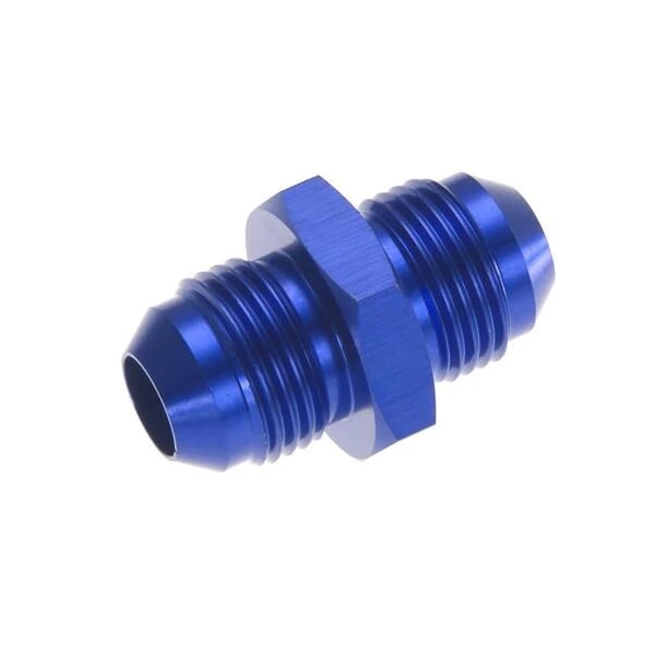 Red Horse Performance -04 MALE TO MALE 7/16" X 20 AN/JIC FLARE UNION - BLUE 815-04-1 - main